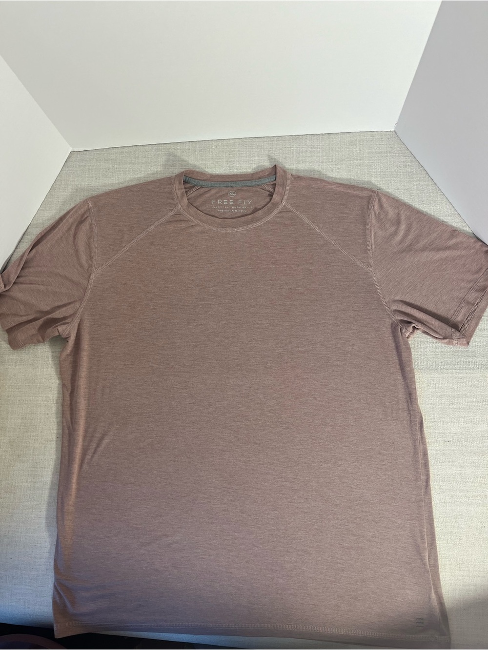 Free Fly Apparel Women's Crew Neck Tee in Dusty Rose